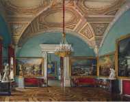 Hau Edward Petrovich Interiors of the Winter Palace. The Second Room of the War Gallery - Hermitage